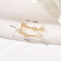 Collier pendentif 12 constellations en laiton plaqué or 14 carats, bracelet avec symboles astrologiques en zircon, breloques pour la fabrication de bijoux DIY pour femmes