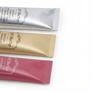 Tube en aluminium vide pliable pour l'emballage de lait concentré, de pâte à <span class=keywords><strong>tartiner</strong></span> au chocolat, de sauce sucrée, recyclable - Product Image 3