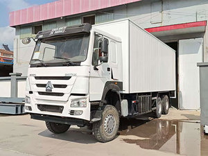 Venta caliente Sinotruk HOWO usado Van Cargo Truck 10 neumáticos 6X4 20ton Cargo Box Truck <span class=keywords><strong>para</strong></span> la venta - Product Image 3