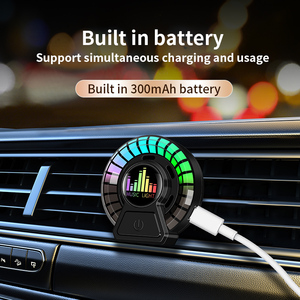 Penyegar Udara Mobil dengan Klip Ventilasi, Lampu LED RGB Sinkron Musik, Sensor Suara, Diffuser Aroma Mobil - Product Image 2