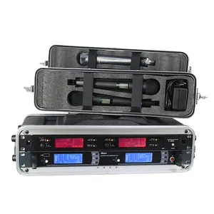 2u Flight Case for Wireless Microphone Sound Audio System