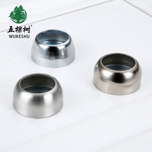 Wukeshu Ball Flange Seat 25mm Stainless Steel Wall Mount <b>Wardrobe</b> <b>Hardware</b> - Product Image 1