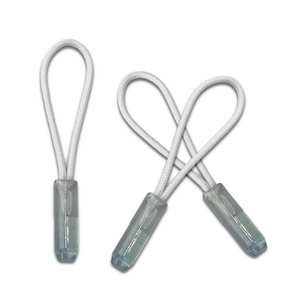 Xu Hướng Thời Trang Mới Biểu Tượng Tùy Chỉnh Silicone Nylon Dây Zip Kéo Màu Trắng Trong Suốt Màu Xanh Gradient Dây Kéo <span class=keywords><strong>Puller</strong></span> Cho Túi Xách Quần Áo - Product Image 3