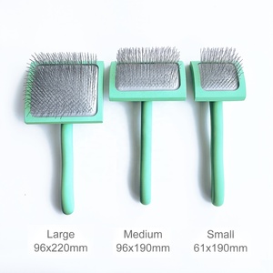 Goldpets OEM 61x190mm Brosse à poils pour animaux de compagnie Brosse à poils pour chien à picots extra longs Dos incurvé Petite taille Spazzola Per Animali Brosse douce pour animaux de compagnie - Product Image 4