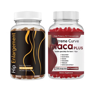 Жевательные конфеты для увеличения бедер и ягодиц с макой и корнем BBL для женщин: улучшение женственных форм и объема бедер и ягодиц - Product Image 1