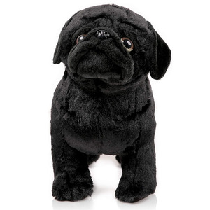 B201 commercio all'ingrosso OEM ODM <span class=keywords><strong>nero</strong></span> Pug peluche peluche cane di peluche personalizzato Eco Friendly ASTM F963 CPSC EN71 CE animali di peluche Pug - Product Image 2