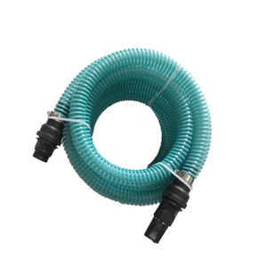 أنابيب خرطوم صرف مياه بلاستيكية مرنة مفرغة شفافة مخصصة 2 بوصة من <span class=keywords><strong>PVC</strong></span> مجعدة مضخة مياه للحديقة - Product Image 1