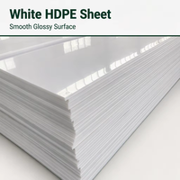 Feuilles de plastique HDPE blanc 2mm 3mm 12mm coupées à la taille de remplacement pour porte et fenêtre HDPE