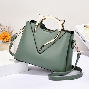 Bolsos de Moda para Mujer, Bolsos de Mano Decorados con Asa de Gato, Bolsos Cruzados de Piel Sintética para Mujer, Bolsos de Hombro - Product Image 5