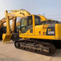 Mesin berat Komatsu PC200-8 PC220 20 ton, mesin ekskavator Komatsu PC200-8 Komatsu PC220 PC240 Jepang asli untuk konstruksi