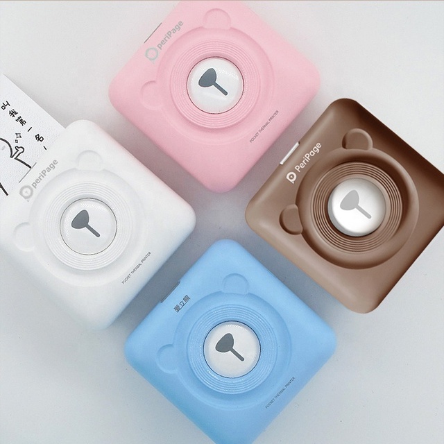 Small Mini Portable Cellphone Instant Instant Photo Printer Peripage A6 203dpi