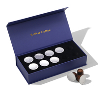 Boîte d'emballage de capsules de café en carton de luxe avec logo personnalisé