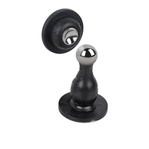 Nouveau type de butée de porte anti-collision pour usage domestique, aimant puissant, silicone et acier, sans perçage requis, silencieux, charnière de porte de salle de bain - Product Image 1