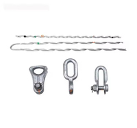 Solution de réduction vibratoire de câble optique de construction robuste avec des pièces de télécom d'amortisseur de vibration en spirale hélicoïdale