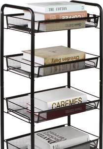 Étagère de rangement de cuisine mobile en gros avec panier amovible Chariot organisateur chariot roulant multifonction avec roues - Product Image 5