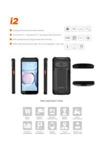 IMACHINE I2 logística de terminal de datos <span class=keywords><strong>PDA</strong></span> de mano usando Android <span class=keywords><strong>PDA</strong></span> NFC pos ternimal - Product Image 4