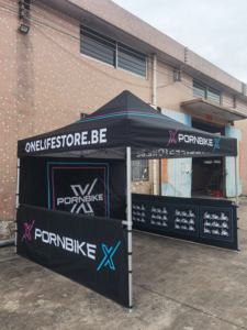 Carpa Personalizada para Ferias Comerciales, Promoción Empresarial, Exhibición al Aire Libre, Resistente al Viento, Material Impermeable con Bolsa <span class=keywords><strong>de</strong></span> Transporte - Product Image 2