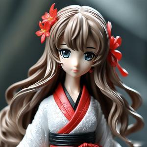 Figurine de fille anime personnalisée, thème folklorique, modèle de collection en PVC, jouet pour filles de plus de 12 ans, dérivés d'animation - Product Image 3