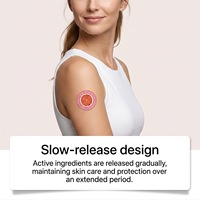 Patchs Transdermiques de Berbérine à Base de Plantes en Gros, 8X Absorption, Libération Lente, Soutien Métabolique, Santé Intestinale, 60 Pièces, Pack de 2 Mois