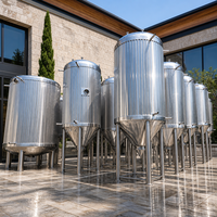 Cuve de Fermentation Conique Tonsen 6000L 60HL à Enveloppe de Refroidissement pour Ligne de Production Industrielle de Bière