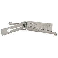 Kit de décodage et d'ouverture de serrures Lishi 2 en 1 MAZ24 V.2, outils de serrurier pour serrures de portières de véhicules