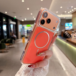 Funda Protectora para Teléfono IMD a Prueba de Golpes, PC+TPU 2.0MM, Alta Calidad, para <span class=keywords><strong>iPhone</strong></span> Air 16 15 14 13 12 <span class=keywords><strong>11</strong></span> 17 Pro Max, Carga Inalámbrica, Magnética - Product Image 2
