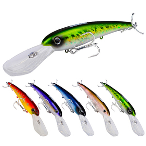20cm 43G 5 colores flotante Artificial Big Minnow señuelo <span class=keywords><strong>de</strong></span> pesca <span class=keywords><strong>cebo</strong></span> duro HECHO <span class=keywords><strong>DE</strong></span> PVC plástico ABS para pesca <span class=keywords><strong>de</strong></span> agua dulce y salada - Product Image 2