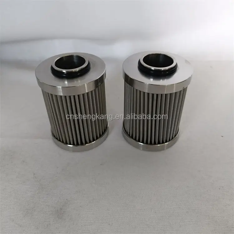 OEM lubrication Oil system stainless steel wire mesh pleated hydraulic filter cartridge return hydraulic oil filter element
