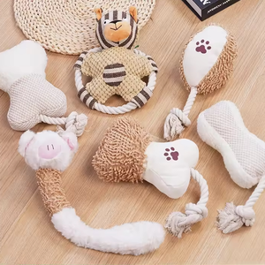 Juguete de Peluche con Forma de Cuerda, Ecológico, para Perros, Interactivo, con Sonido, para Masticar, Uso en Interiores/Exteriores - Product Image 6