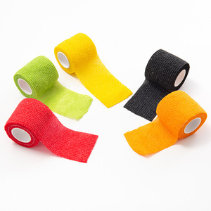 最高品質のレインボーカラー粘着テープ獣医ラップ不織布医療弾性包帯獣医用 - Product Image 6