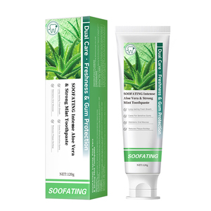 <span class=keywords><strong>Dentifrice</strong></span> Rich <span class=keywords><strong>Aloe</strong></span> <span class=keywords><strong>Vera</strong></span> Menthe 100g Sans Fluor Haleine Fraîche Blanchissant pour Dents Sensibles Usage Domestique Personnalisable - Product Image 5
