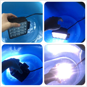 Lumière de travail LED 12V 24V pour excavatrice, chariot élévateur, chargeuse, moissonneuse-batteuse, blanc froid, super lumineuse - Product Image 1