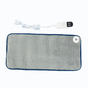 Coussin chauffant électrique portable 12x24 pouces en polaire corail, coussin chauffant lesté lavable, pour garder au chaud en hiver - Product Image 6