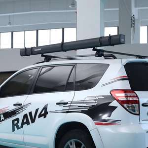 Auvent de voiture imperméable et pare-soleil, ouverture rapide et rétractable, pare-soleil latéral <span class=keywords><strong>pour</strong></span> <span class=keywords><strong>camping</strong></span> en plein air, auvent de voiture - Product Image 2