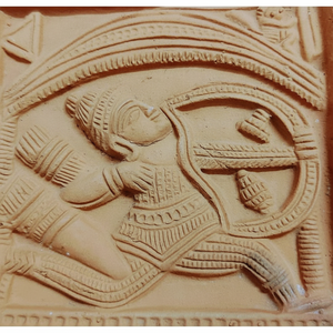 Artisanat Mukherjee, Arjun, décoration d'intérieur traditionnelle de luxe, décoration murale en terre cuite, objet d'art, artisanat abstrait, salon, Diwali - Product Image 1