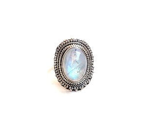 Wholesale Jewelry 92.5 Sterling Silver <b>Ring</b> <b>Moonstone</b> Silver <b>Ring</b> Women's <b>Ring</b> - Product Image 2