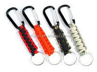 Cordon de parachute multicolore 550, porte-clés de survie, équipement de survie pour le camping en plein air, la randonnée, la corde de sauvetage, outils d'évasion