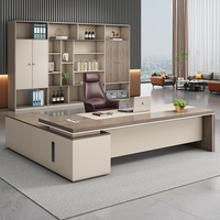 Meubles de bureau de direction de haute qualité, nouveau design, vente en gros, bureau de PDG, table de bureau de direction