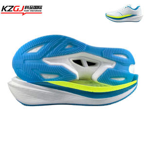 Good Price <b>Soft</b> and Comfortable Sports <b>Shoe</b> Sole EVA Popcorn Midsole with TPR Outsole and Carbon Plate Running <b>Shoe</b> Soles - Product Image 1