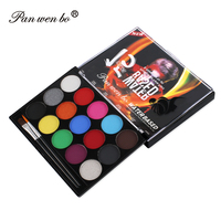 Kit Profesional de Maquillaje Corporal FX de 15 Colores, Pintura Corporal y Facial a Base de Agua, No Tóxica e Hipoalergénica para Halloween, Cosplay y Festivales