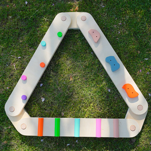 Tabla de equilibrio para niños, juguetes de gimnasia, carrera de obstáculos, muebles Montessori, viga de equilibrio de madera para niños pequeños - Product Image 4