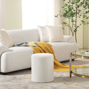 Pouf Traditional Living Room Furniture Fabric Floor Cushion Ottoman Footrest Stool Modern Soft Eco-Friendly <b>Seating</b> Bedroom - Product Image 2