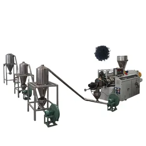 Hard/Soft PVC Plastic Modification Particles Granules Pellets Pelletizing Granulation Extrusion Production Line