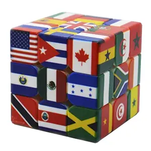 Speed Cube Sticker less 3x3x3 Magic Cube Puzzles Spielzeug Einfaches Drehen und langlebiges Spielzeug für Kinder