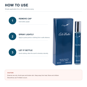 <span class=keywords><strong>Profumo</strong></span> Spray da <span class=keywords><strong>Uomo</strong></span> 25ml all'Ingrosso - 5 Opzioni di Fragranze Fougère Acquatiche, Speziate e Legnose - Collezione di Profumi Portatili da Viaggio in Confezione - Product Image 6