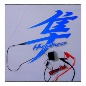 Pegatinas de motocicleta de hoja EL de alto brillo con personalizables, ideales para tanques de combustible, paneles laterales, alerones traseros y más allá - Product Image 6