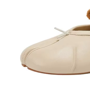 Sandali <span class=keywords><strong>Ciabatte</strong></span> Mule <span class=keywords><strong>Chiuse</strong></span> <span class=keywords><strong>da</strong></span> <span class=keywords><strong>Donna</strong></span> Stile Tabi in Vera Pelle Morbida di Altissima Qualità OEM ODM per Camminare alla Moda - Product Image 2