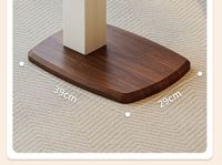 Table basse en bois moderne minimaliste légère mais robuste, rotative à 360° et réglable en hauteur, pour salon et chambre à coucher
