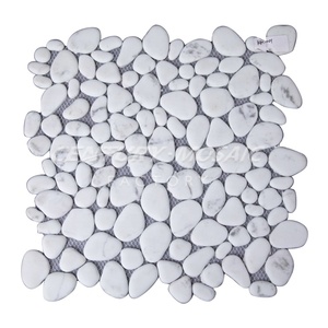 Centurymosaic bán buôn đá tự nhiên đá cẩm thạch Cobble khảm Pebble gạch Pebble khảm gạch tường sàn - Product Image 5
