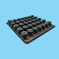 Láminas de Plástico HDPE Extruido Grandes, Hechas a Medida, Marca YZG, Color Negro